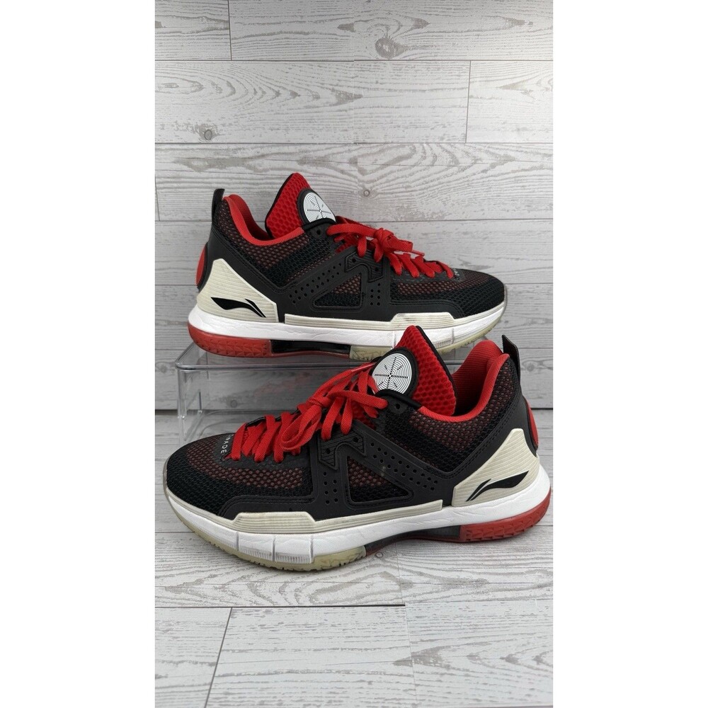 Li Ning Way of Wade 5 “Announcement” Red And Black Sz 9.5 Basketball Shoes #518